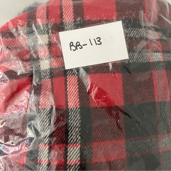 Westbound Woman Red Buffalo Plaid Black Sherpa Vest CabinCore Fall Holidays 2X - Picture 13 of 13